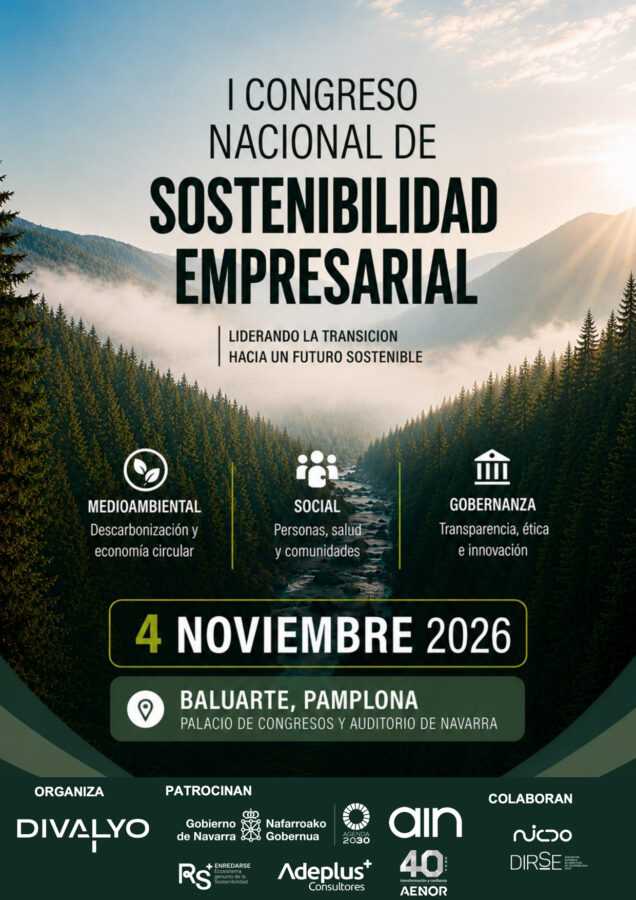 Cartel de I Congreso Nacional Sostenibilidad Empresarial